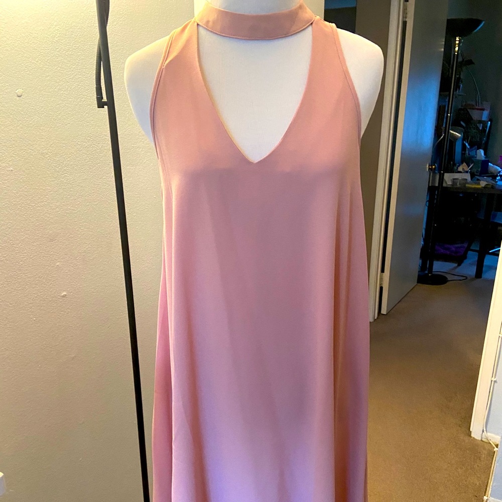 Light pink loose fitting dress